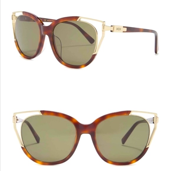 Brand New MCM Unisex 57mm Cat Eye Sunglasses with MCM Cloth and Care Booklet - Picture 3 of 11